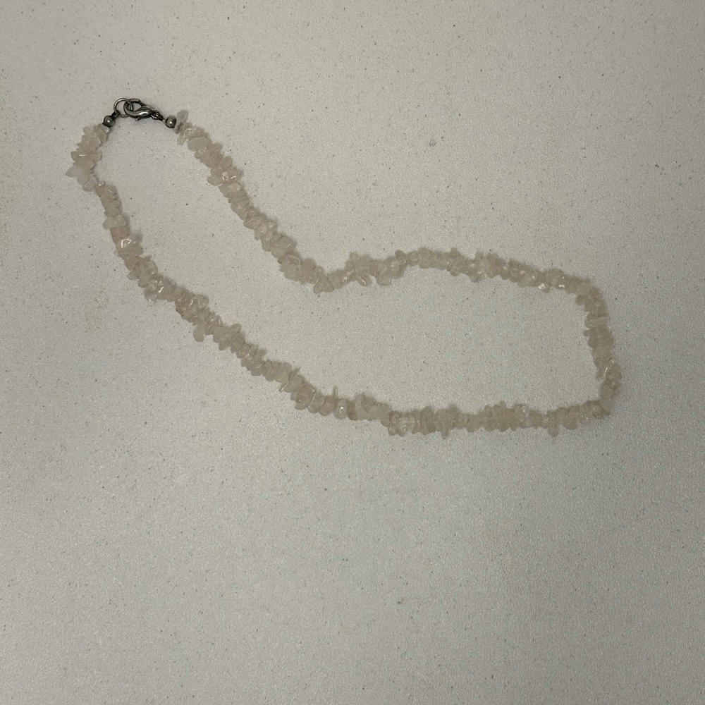 Rose Quartz Beaded Necklace
